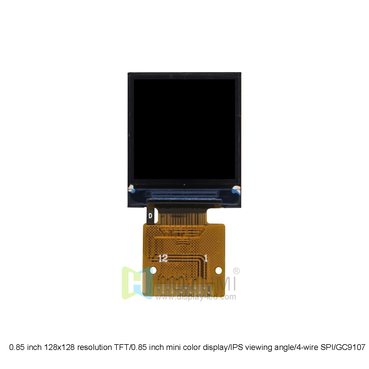 0.85-Inch TFT LCD Display Applications