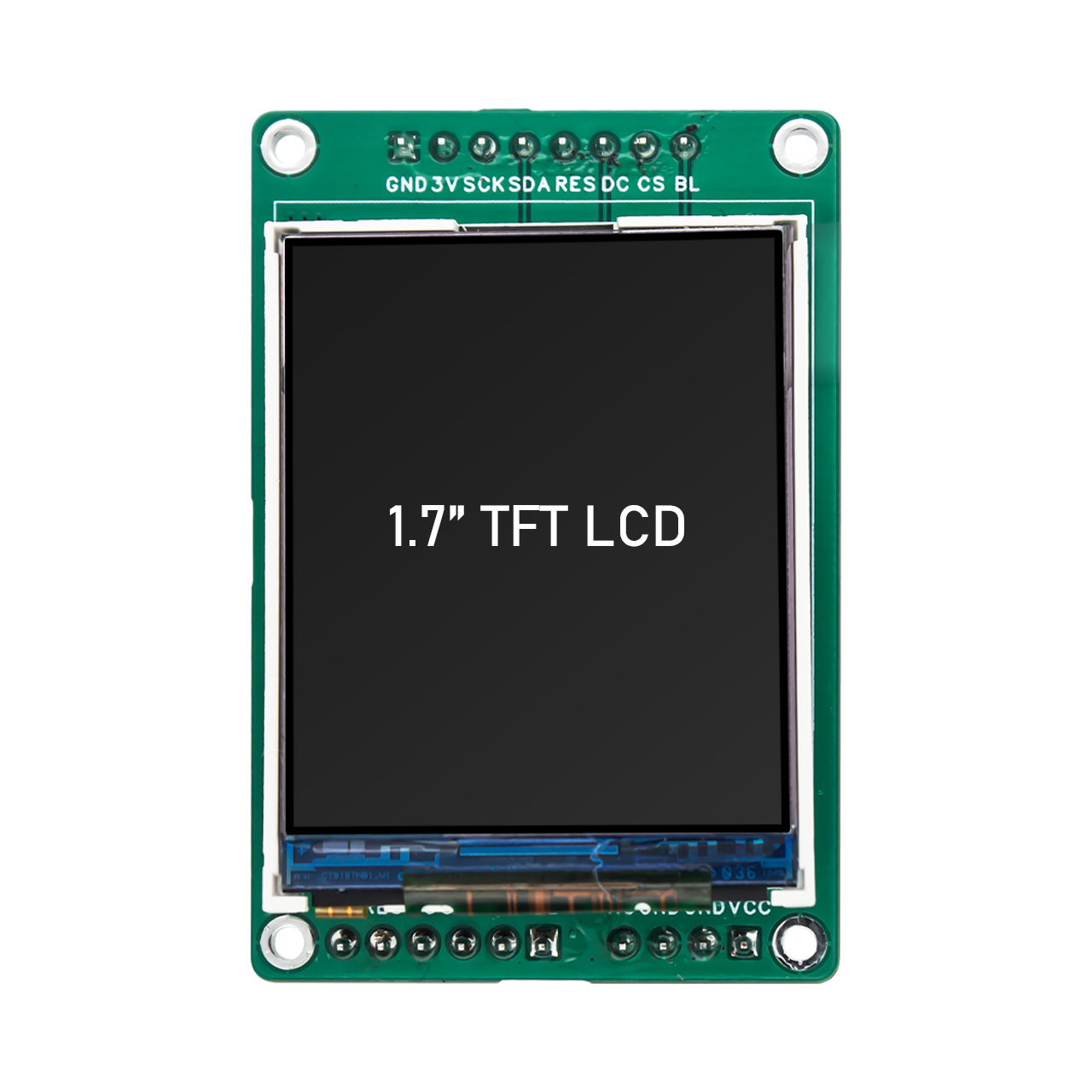 Specifications of 1.7 inch TFT Display