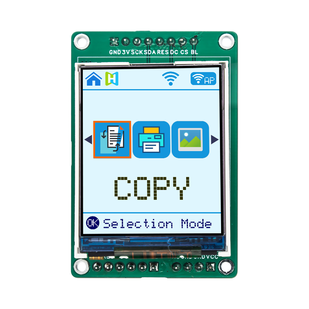 1.7 TFT Display