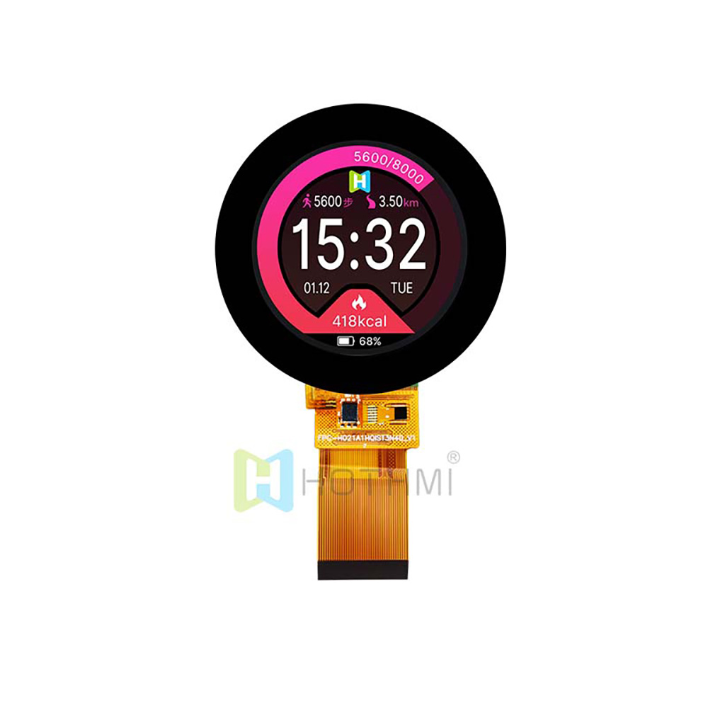 2.1 Inch 480×480 Round TFT LCD With Capacitive Touchscreen