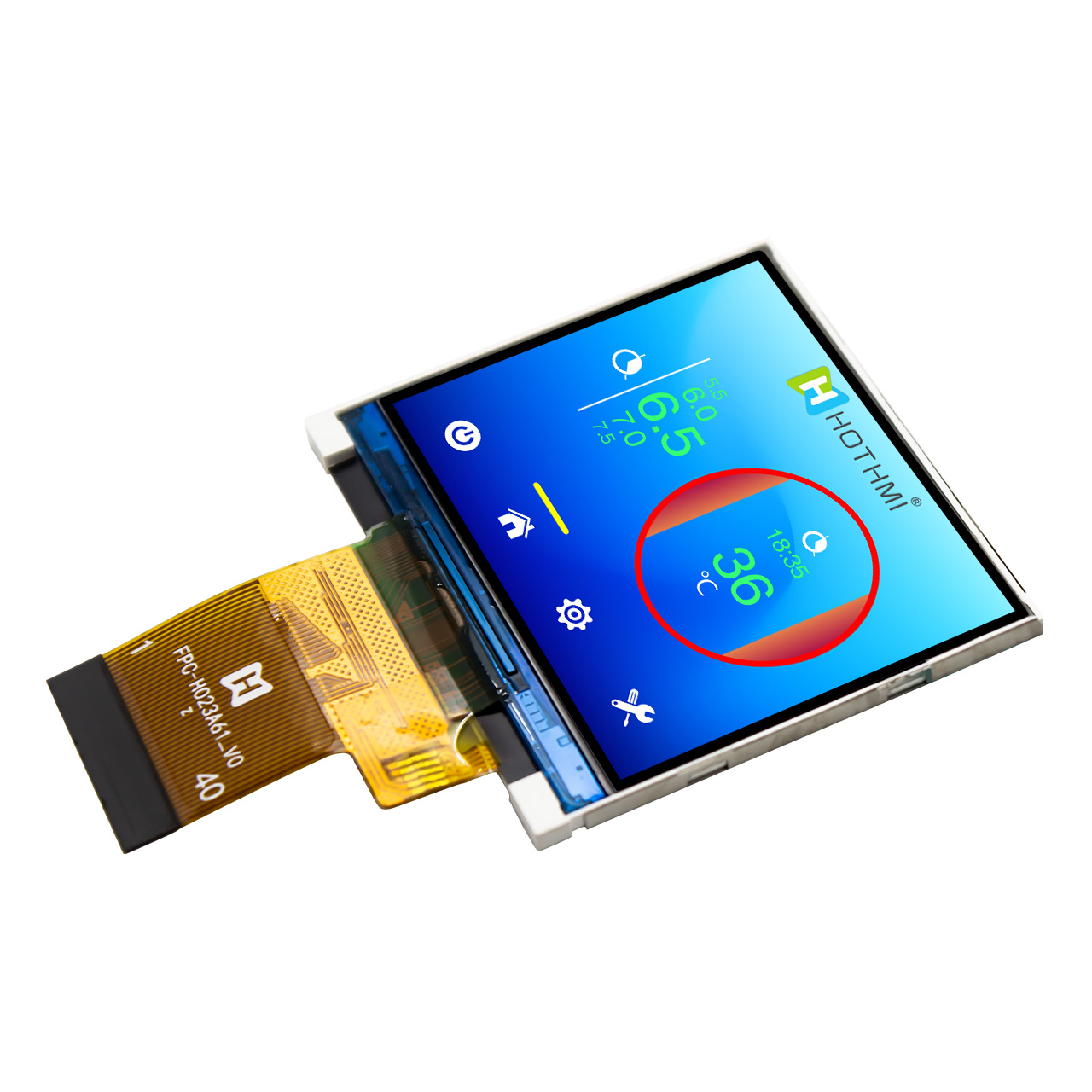 Applications of 2.3 inch TFT LCD display