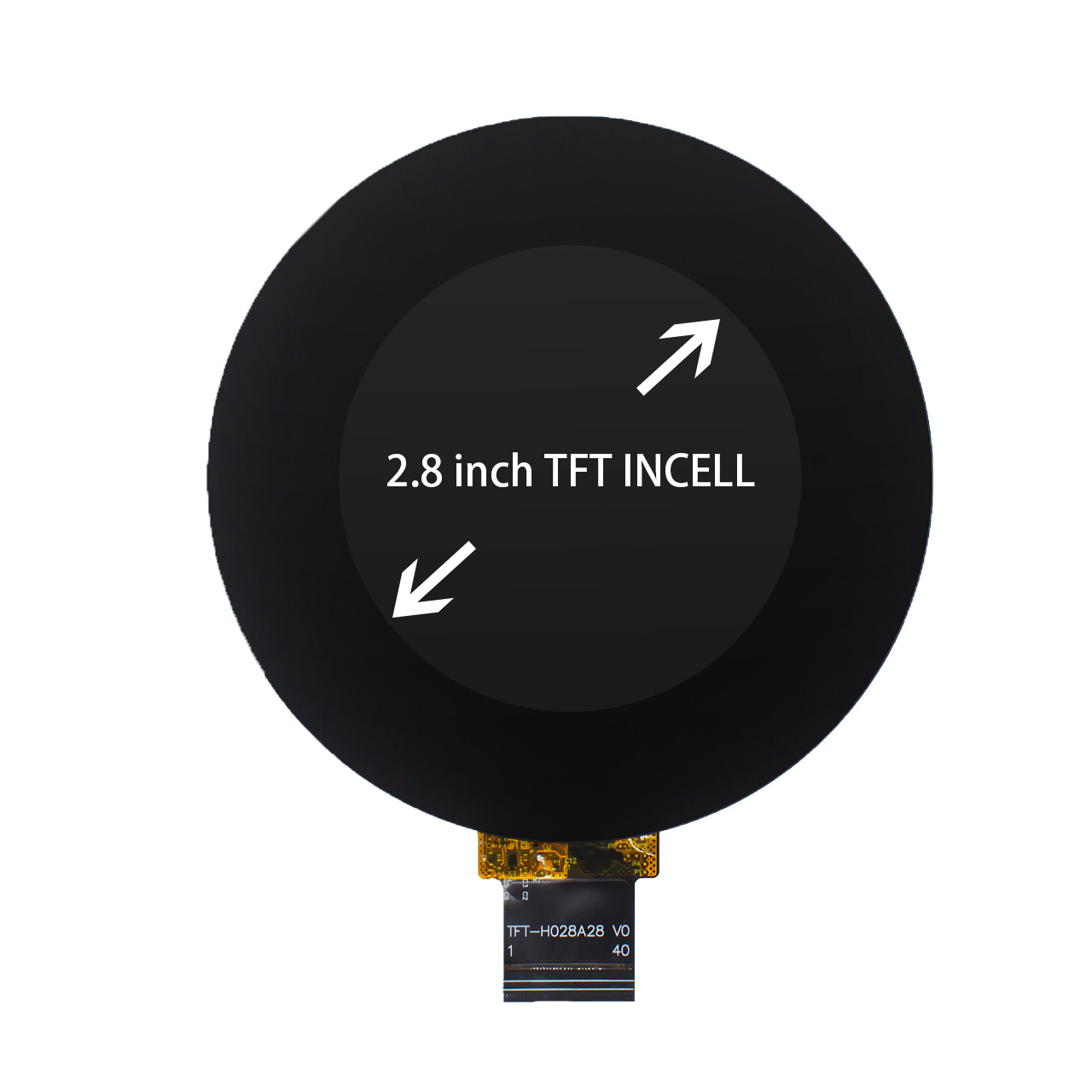 2.8 Inch 540x540 Round TFT LCD Display
