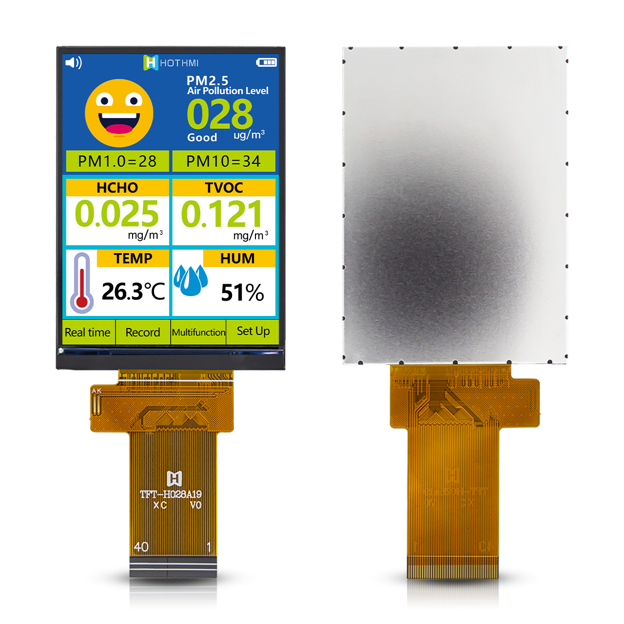 2.8 Inch TFT LCD With Touch