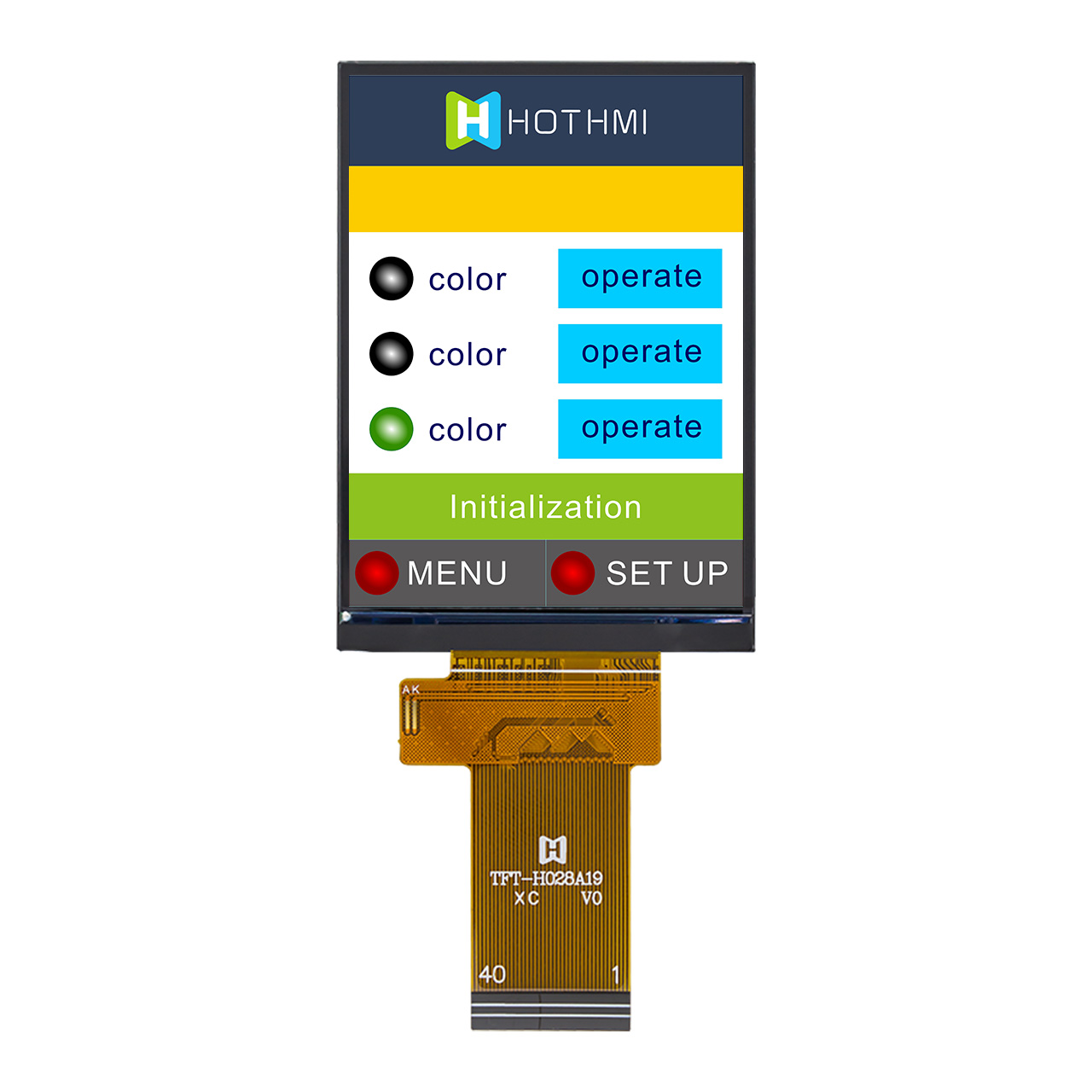 2.8 Inch TFT LCD Applications