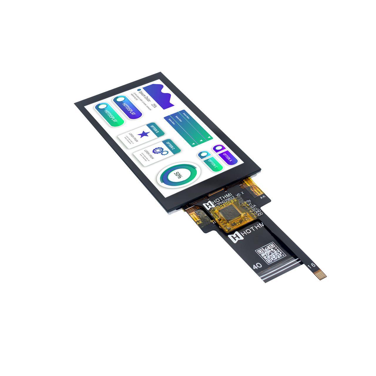 3.0 Inch TFT LCD With Touch