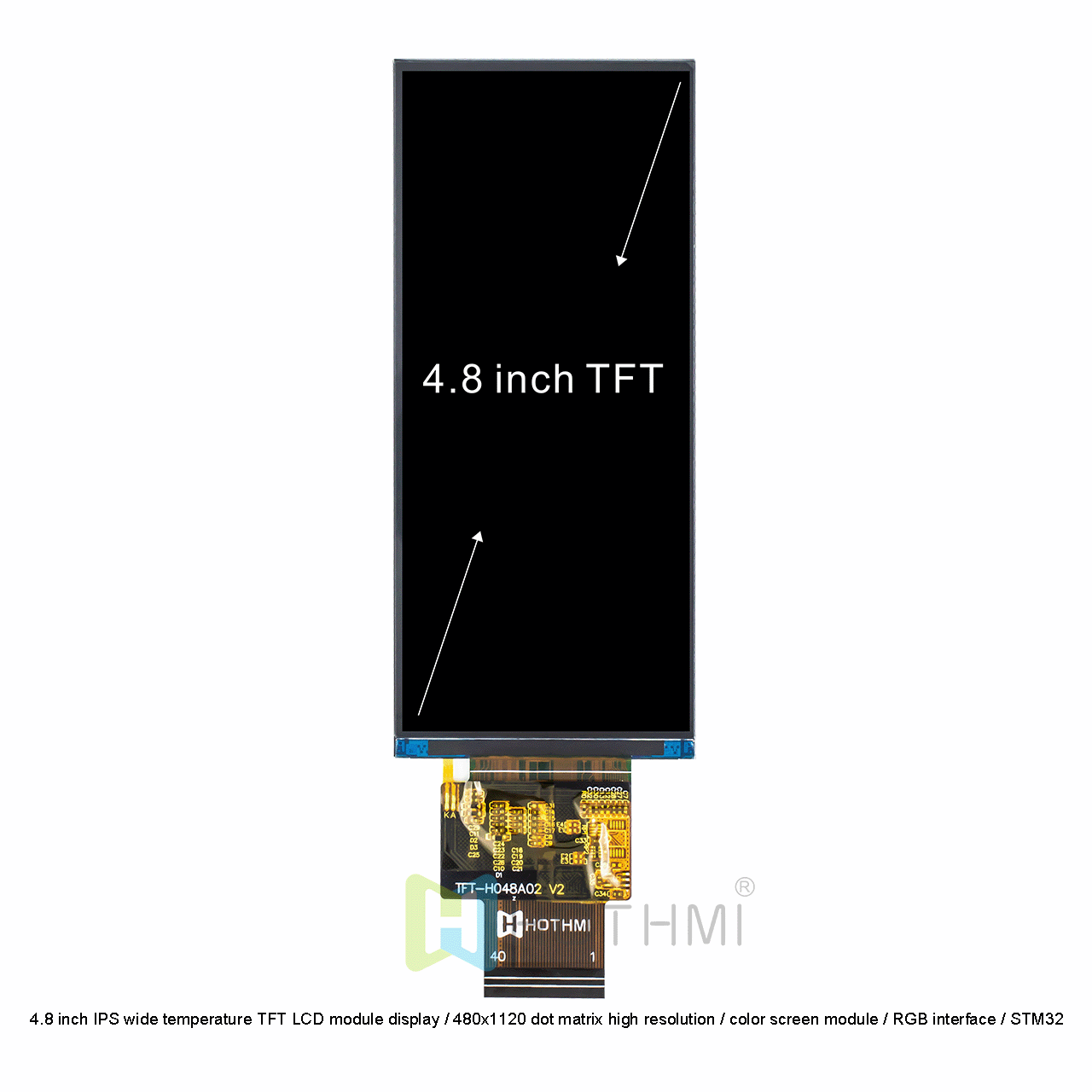 4.8 Inch TFT LCD Display Applications