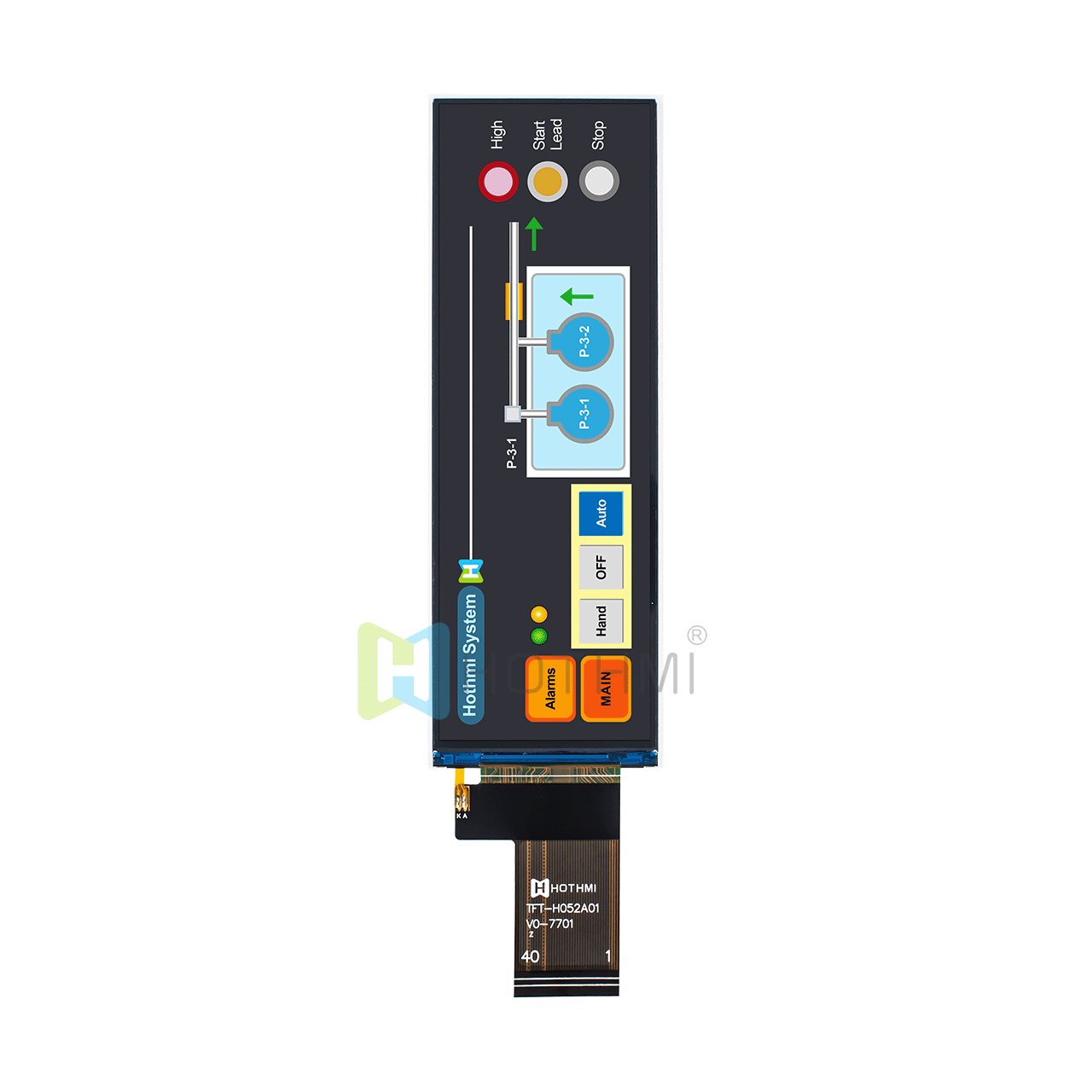 Specifications of 5.2 inch TFT LCD