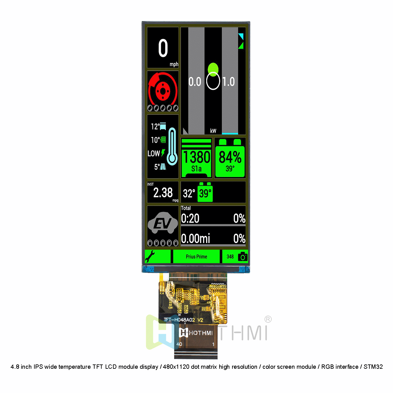 4.8 Inch TFT LCD supplier