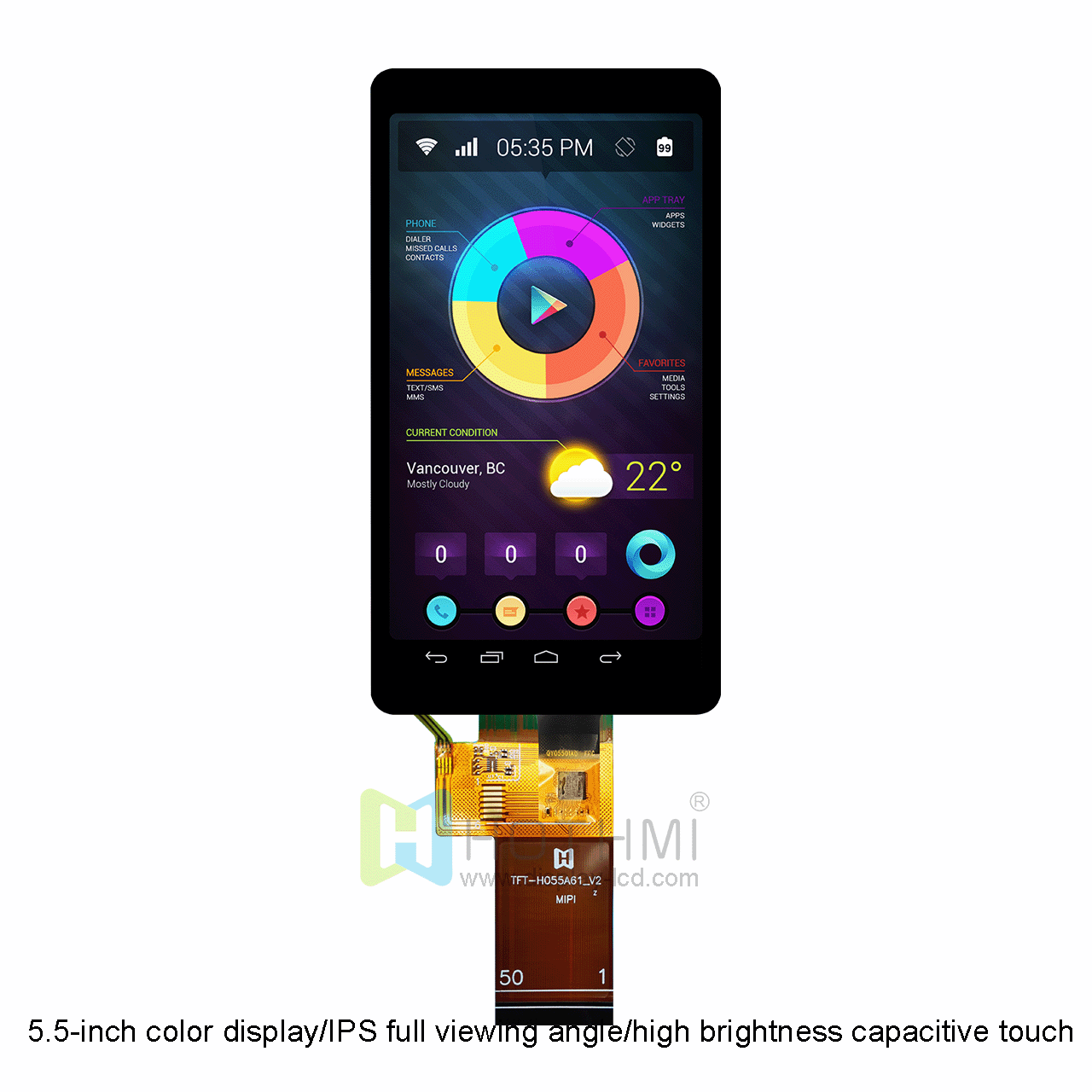 Applications of 5.5 Inch TFT LCD Displays