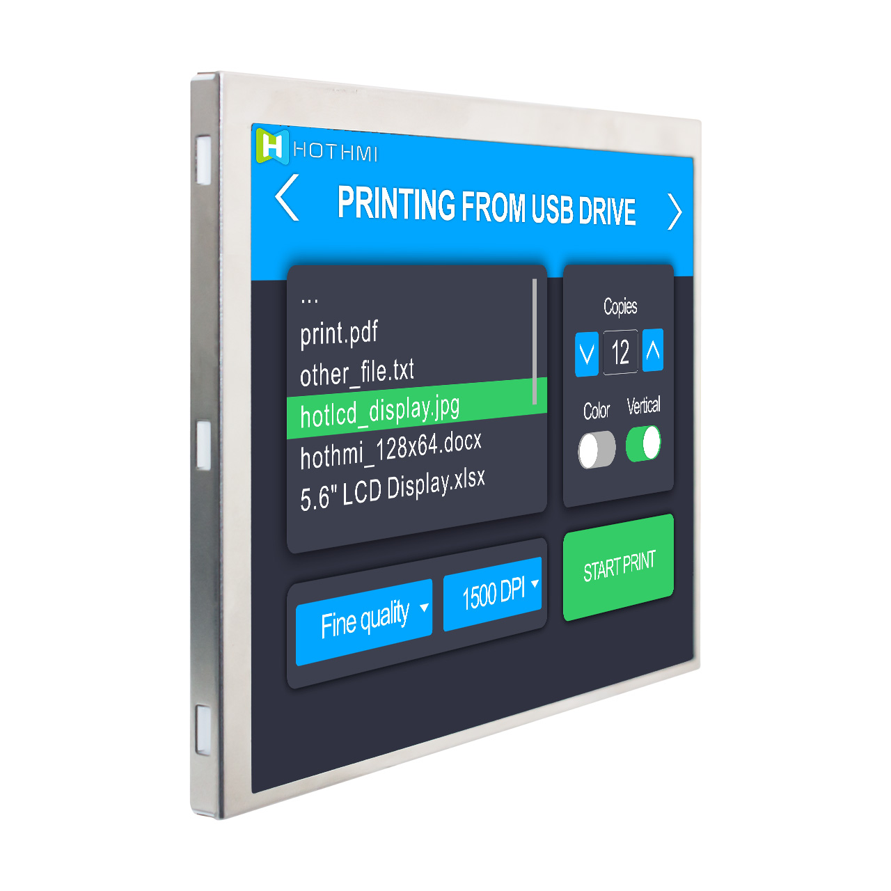 5.7 Inch TFT LCD Display Features
