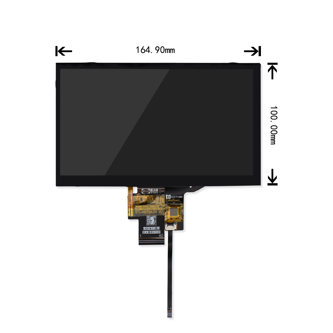 Types of 7 inch TFT LCD Display