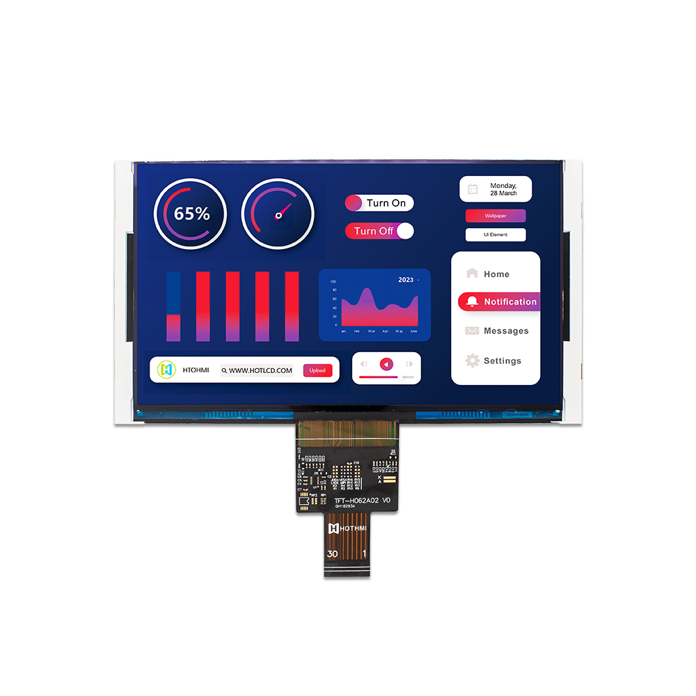 6.2 Inch TFT LCD Display Customization