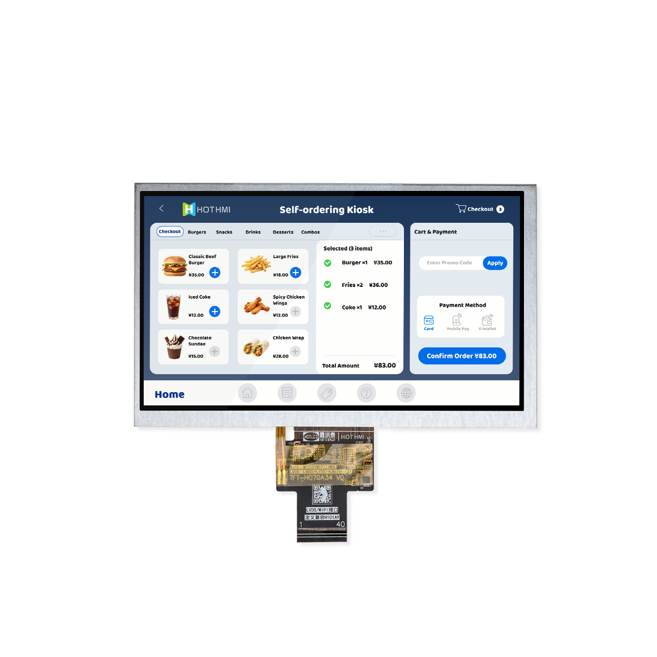 Key TFT Display Specifications