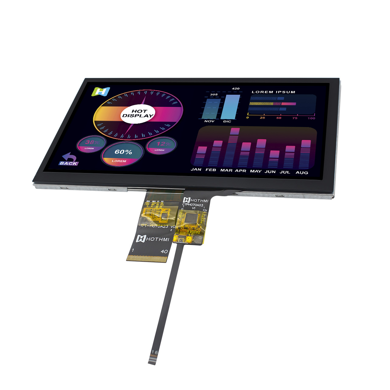 LVDS TFT Display supplier