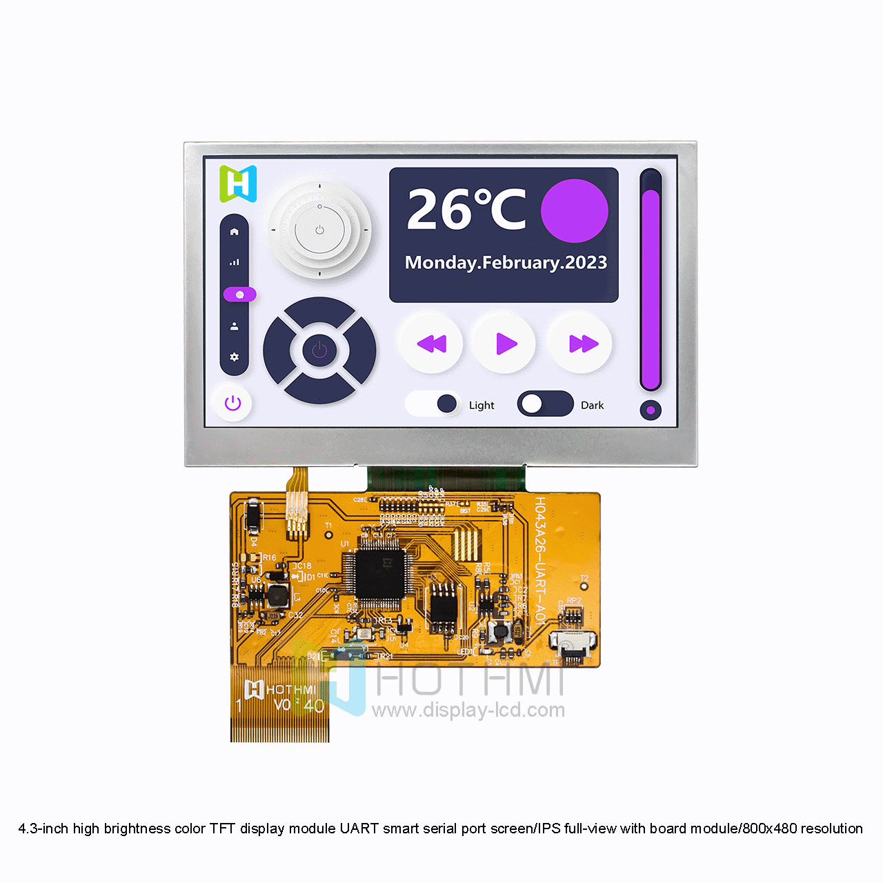 Sunlight Readable LCD Module supplier